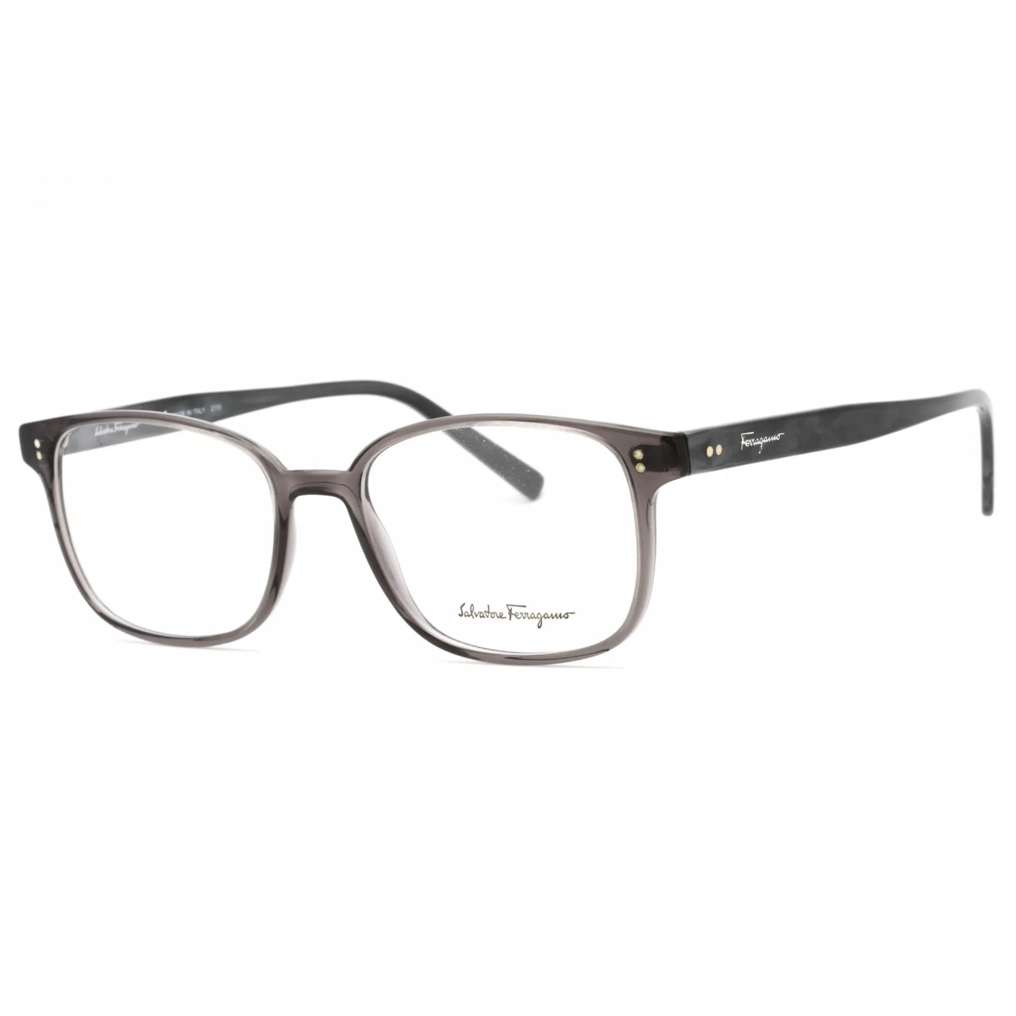 Salvatore Ferragamo Men's Eyeglasses - Transparent Grey/Grey Marble Frame | SF2915 033