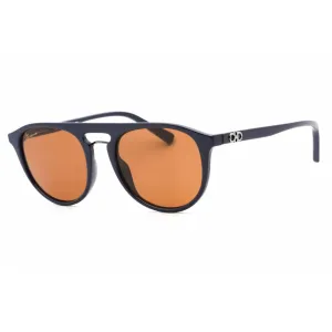 Salvatore Ferragamo Men's Sunglasses - Blue Plastic Frame Brown Lens | SF1090S 414