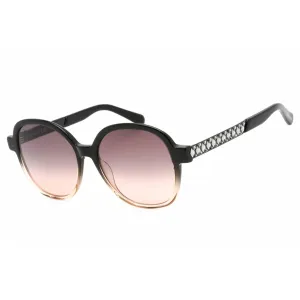 Swarovski Women's Sunglasses - Full Rim Black/Smoke Plastic Round Frame | SK0365 05B