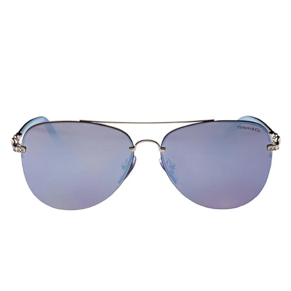 Tiffany TF3054B602164 Women Infinity Aviator Sunglasses Gold/Tortoise & Tiffany Blue