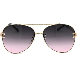 Tiffany TF3054B61023C Women Aviator Sunglasses, Grey Gradient (Gold/Opal Blue)