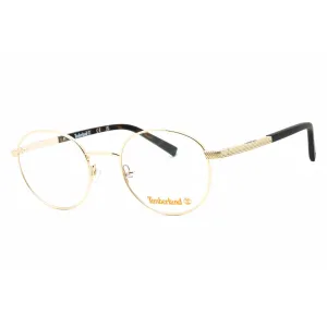 Timberland Men's Eyeglasses - Pale Gold Metal Full Rim Round Shape Frame | TB1724 032