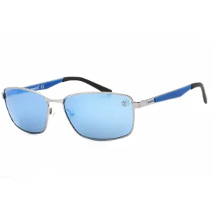 Timberland Men's Sunglasses - Shiny Dark Nickeltin Metal Full Rim Frame | TB9233 06D