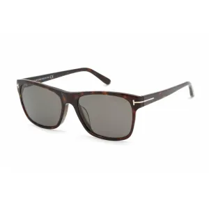 Tom Ford Men's Sunglasses - Full Rim Dark Havana Plastic Rectangular | FT0698-F 52D