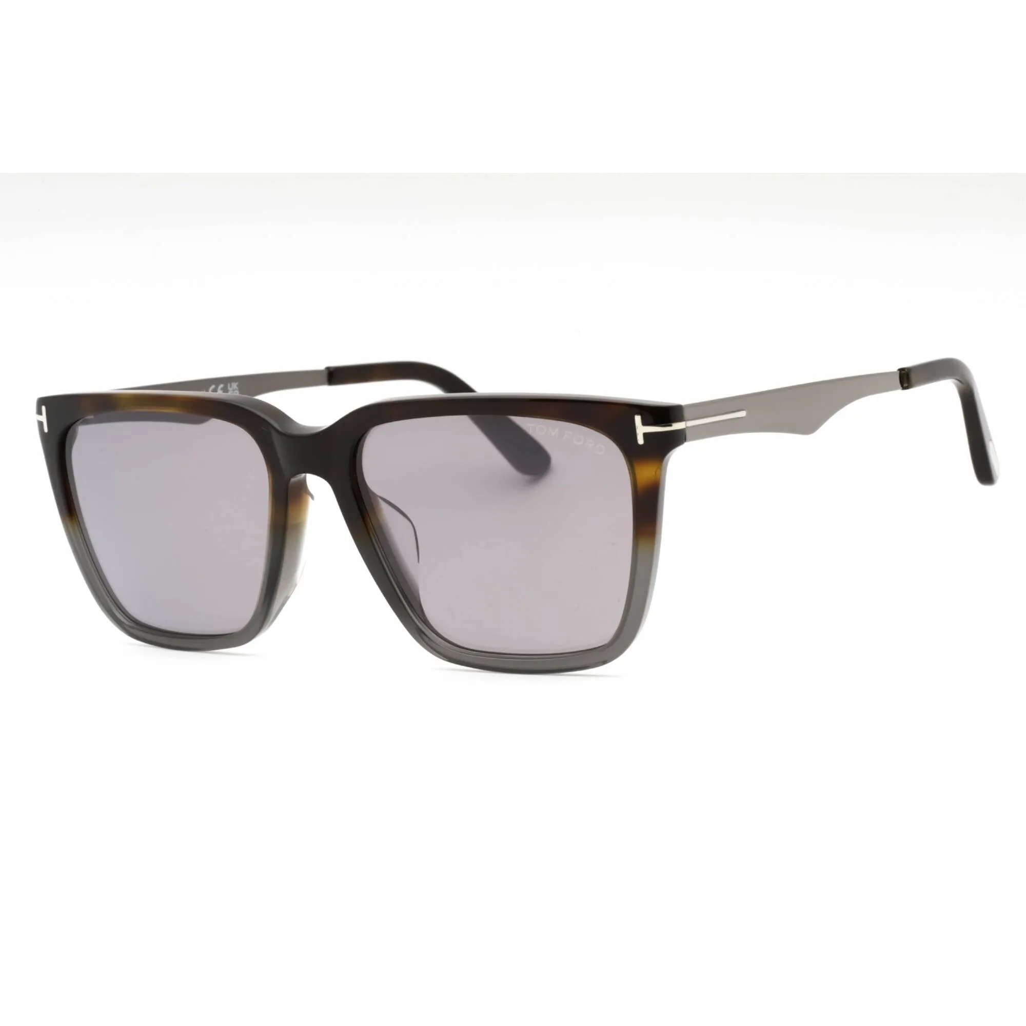 Tom Ford Men's Sunglasses - Havana/Other Acetate Square Full Rim Frame | FT0862-F 56C