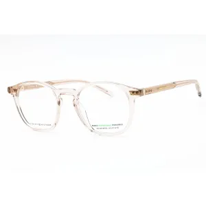 Tommy Hilfiger Men's Eyeglasses - Nude Plastic Round Full Rim Frame | TH 1941 0FWM 00
