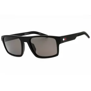 Tommy Hilfiger Men's Sunglasses - Matte Black Rectangular Frame | TH 1977/S 0003 M9