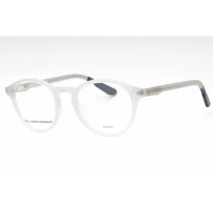 Under Armour Men's Eyeglasses - Grey Round Frame Clear Demo Lens | UA 5017/G 0KB7 00