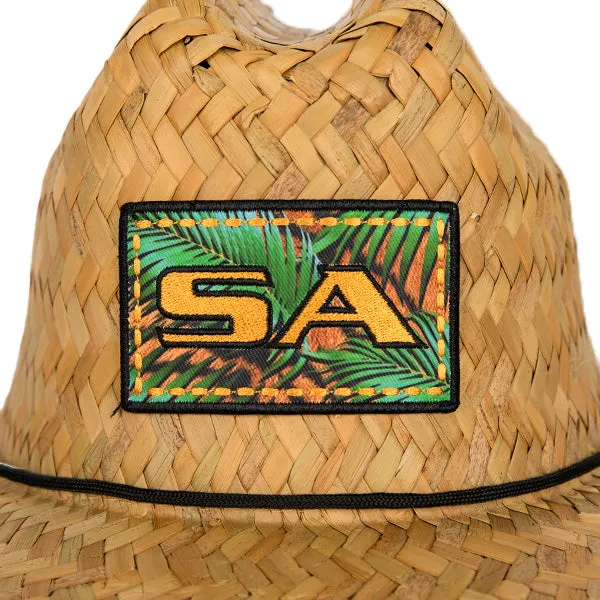 Under Brim Straw Hat | Tiger Palms 2.0