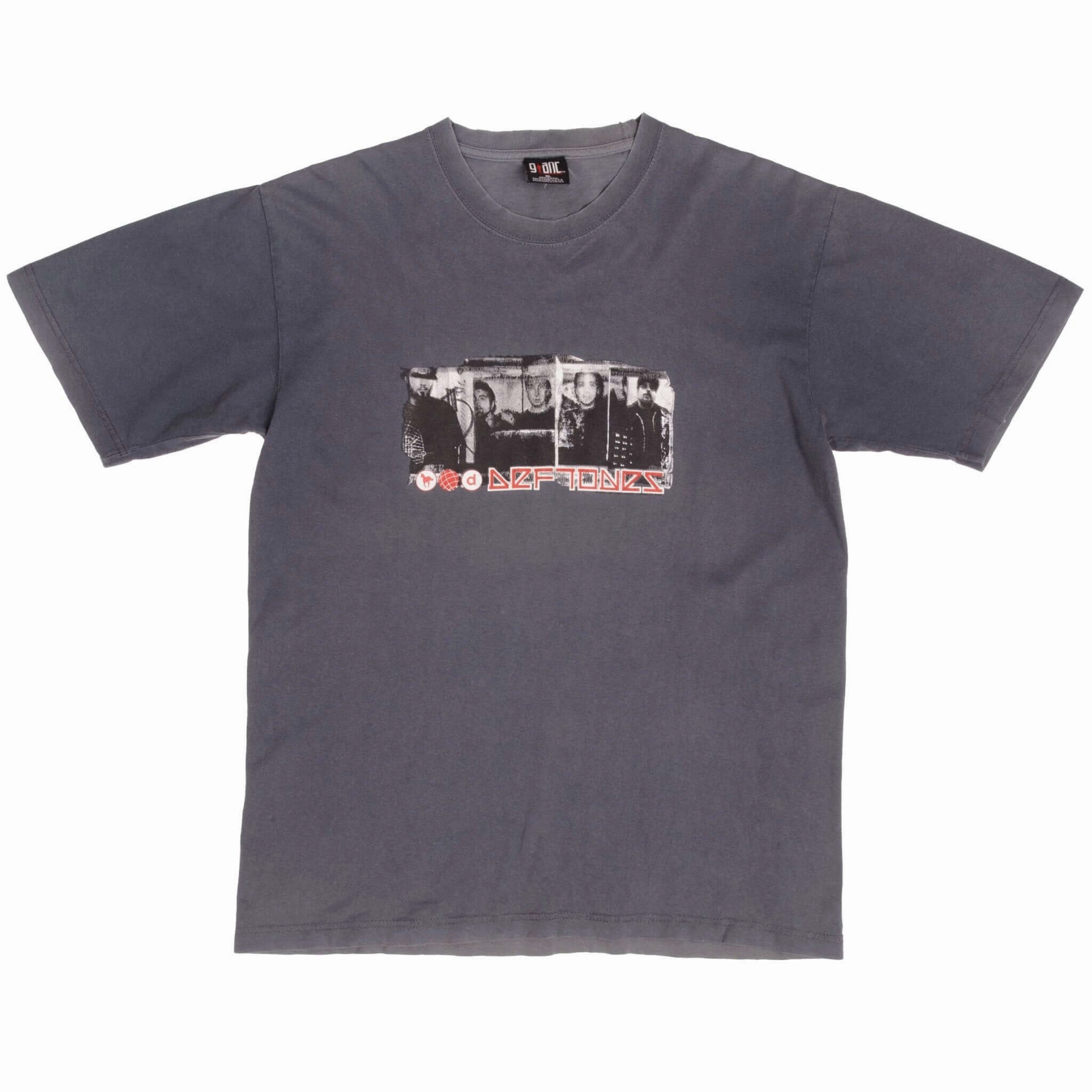 VINTAGE DEFTONES 2000 GREY TEE SHIRT SIZE LARGE