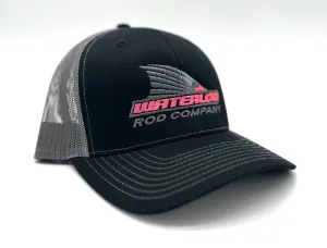 Waterloo Black and Charcoal - Hot Pink Tails Up