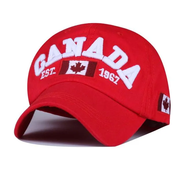West Louis™ Canada Snapback Baseball Cap