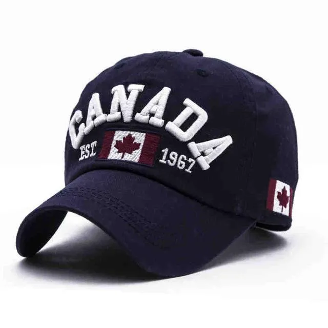 West Louis™ Canada Snapback Baseball Cap